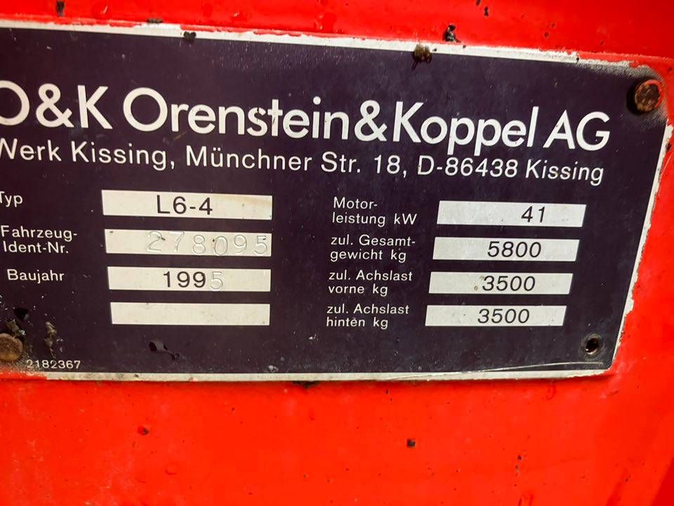 Wiellader O&K Diesel 1995