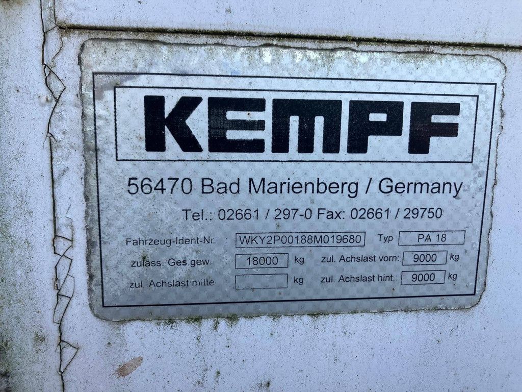 Kempf PA18 trailer