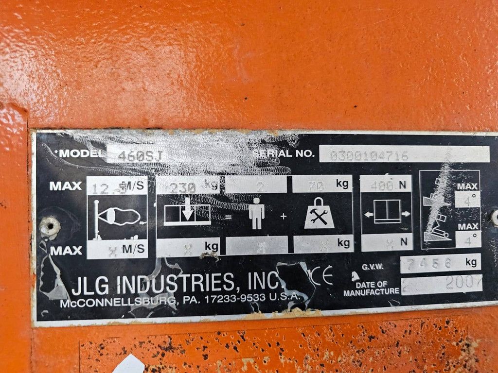 Telescoophoogwerker JLG 460SJ Diesel 16m 2007