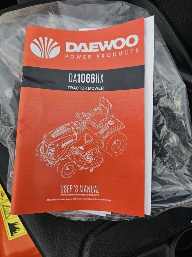 Daewoo DA1066HX Benzin-Aufsitzmäher Neu