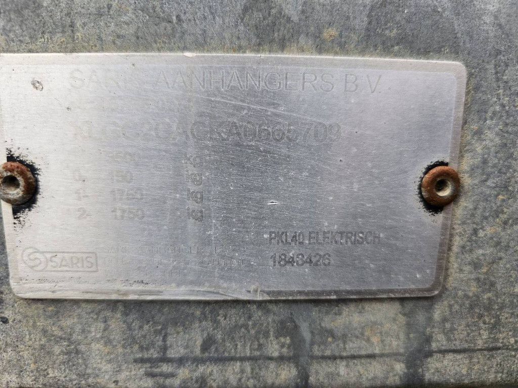 Trailer Tipper Saris S3500 2018