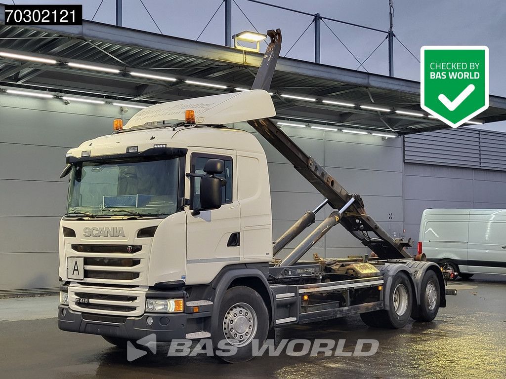 Scania G410 6X2 20tons Meiller containersystem Lift+steering Axle Retarder Euro 6