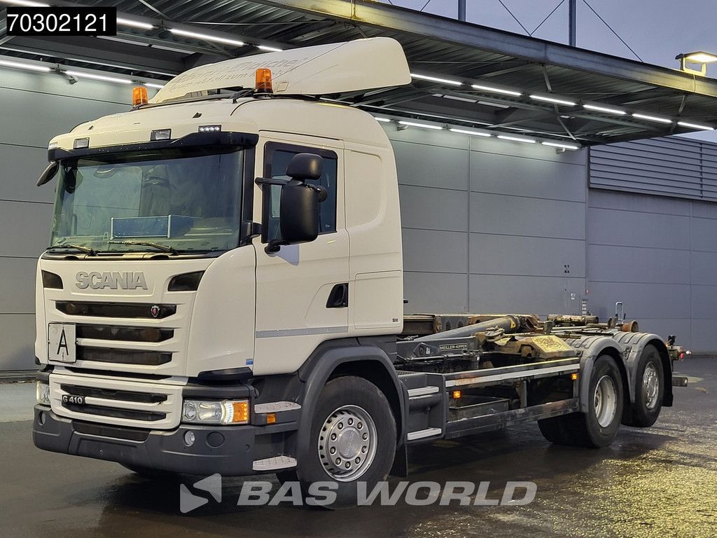 Scania G410 6X2 20tons Meiller containersystem Lift+steering Axle Retarder Euro 6