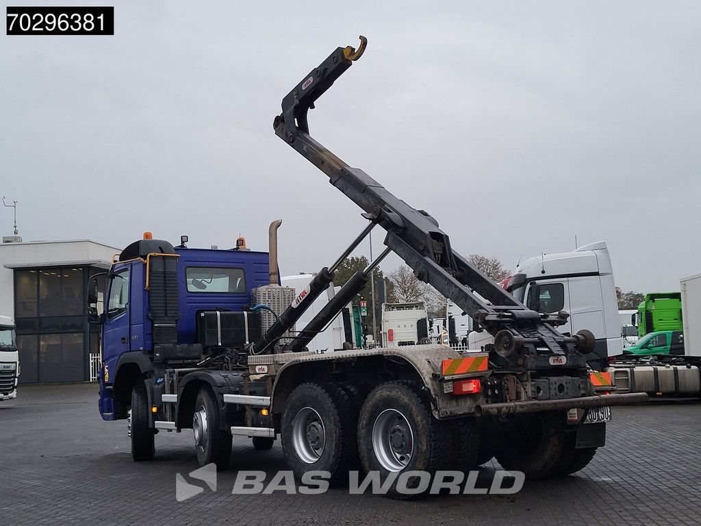 Volvo FMX 460 8X4 Hyva 26-55 SK containersystem Automatic Steelsuspension Big-Axle