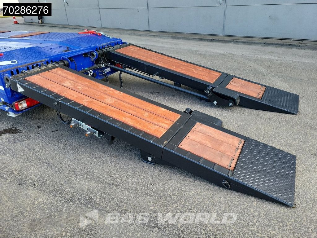 GVN Trailer 4 axles NEW Lift+Lenkachse Hydraulic Ramps