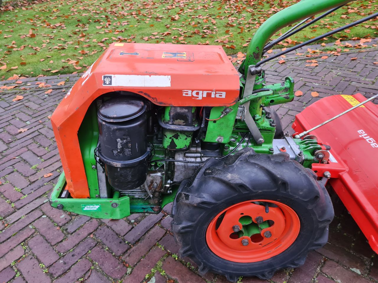 Agria 3400 tuinfrees elektrisch gestart diesel.