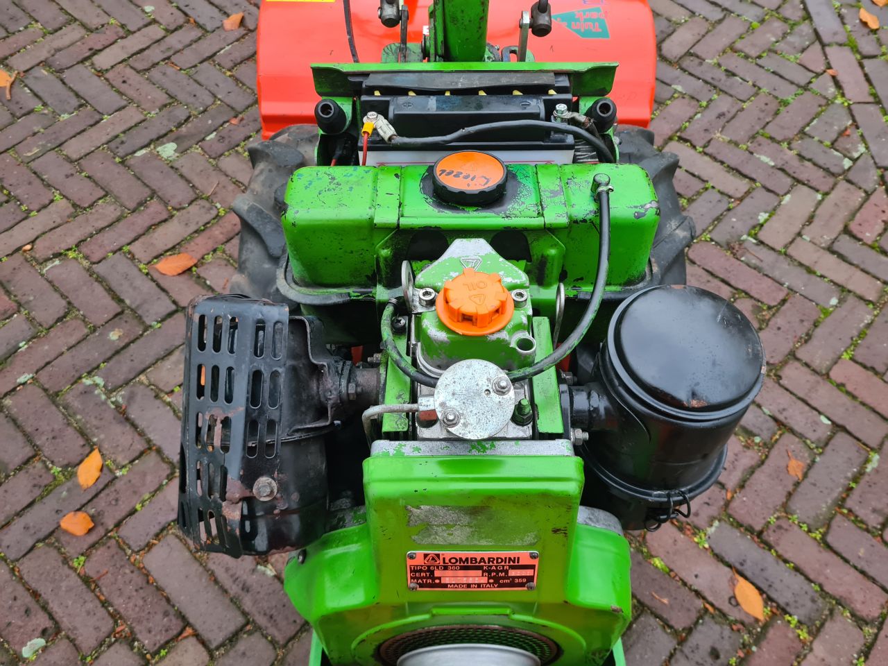 Agria 3400 tuinfrees elektrisch gestart diesel.