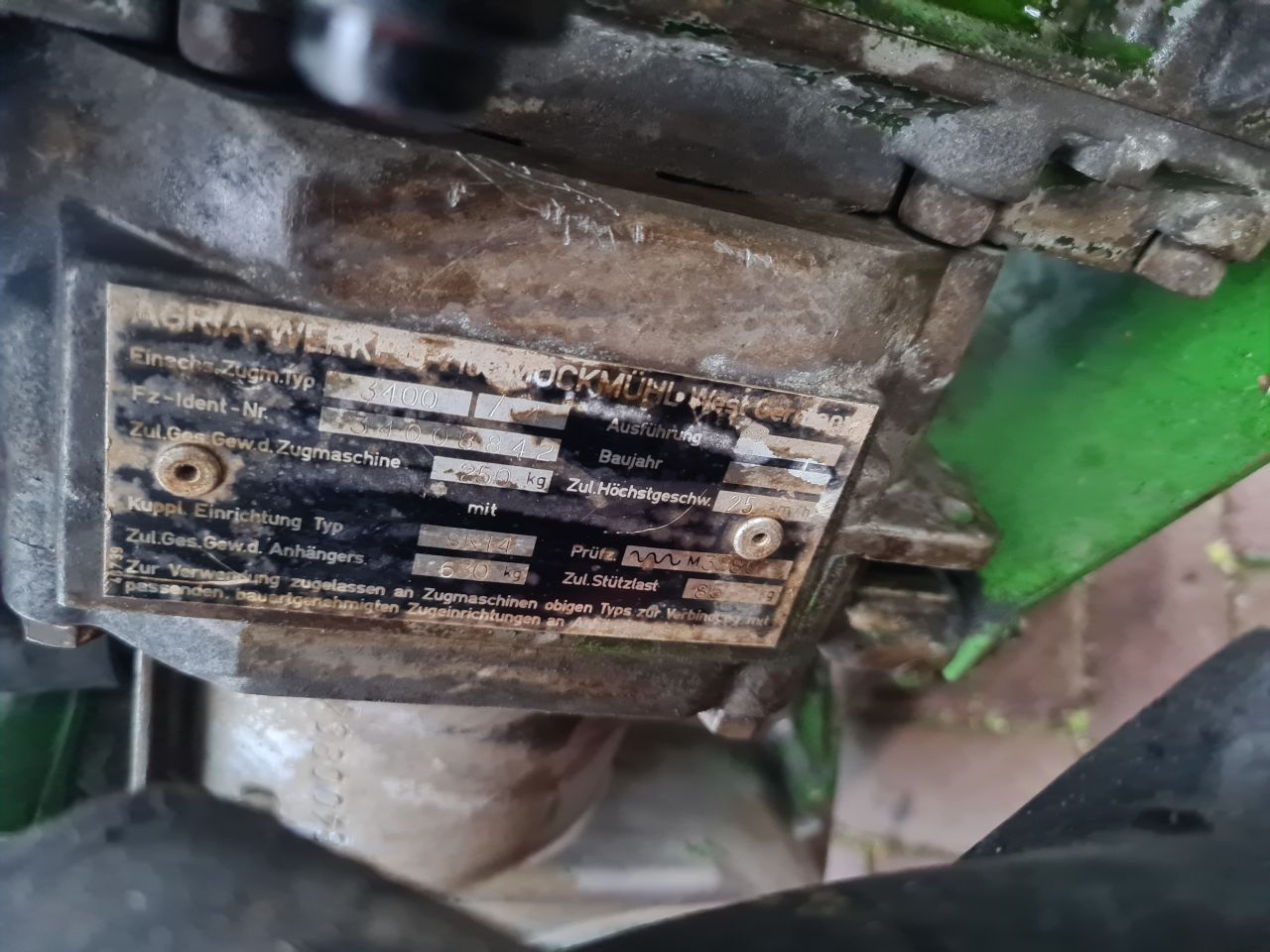 Agria 3400 tuinfrees elektrisch gestart diesel.