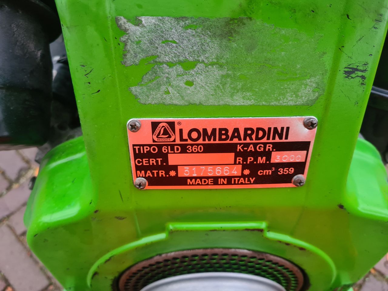 Agria 3400 tuinfrees elektrisch gestart diesel.