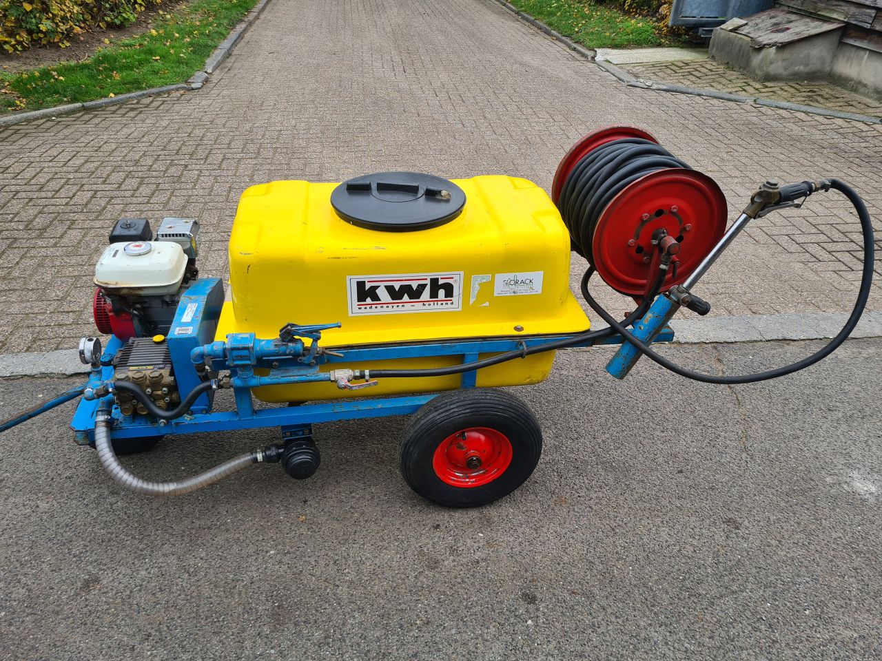 KWH onkruidspuit vergifspuit met honda motor.