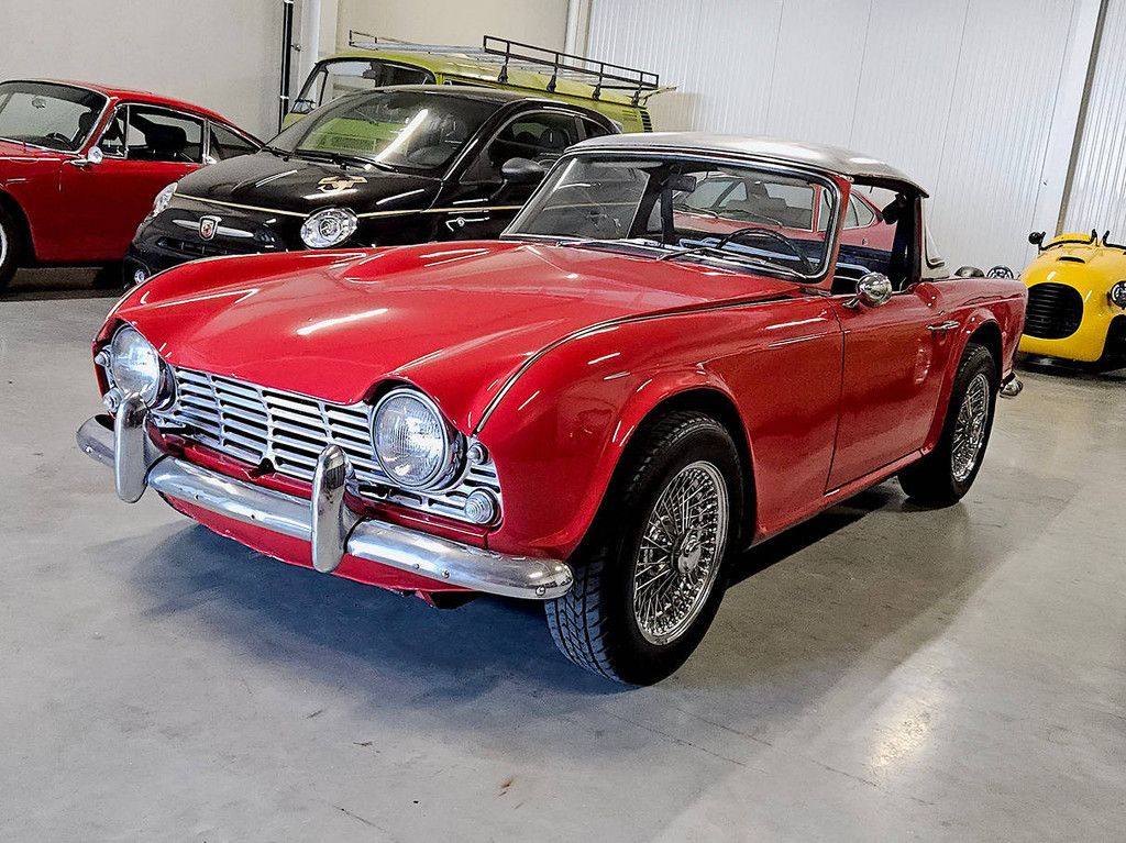 Triumph TR4 Surrey Top Petrol (Margin) 1963