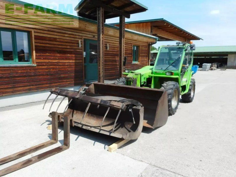 Merlo p33.7kt mit schaufel + greiferschaufel + gabel