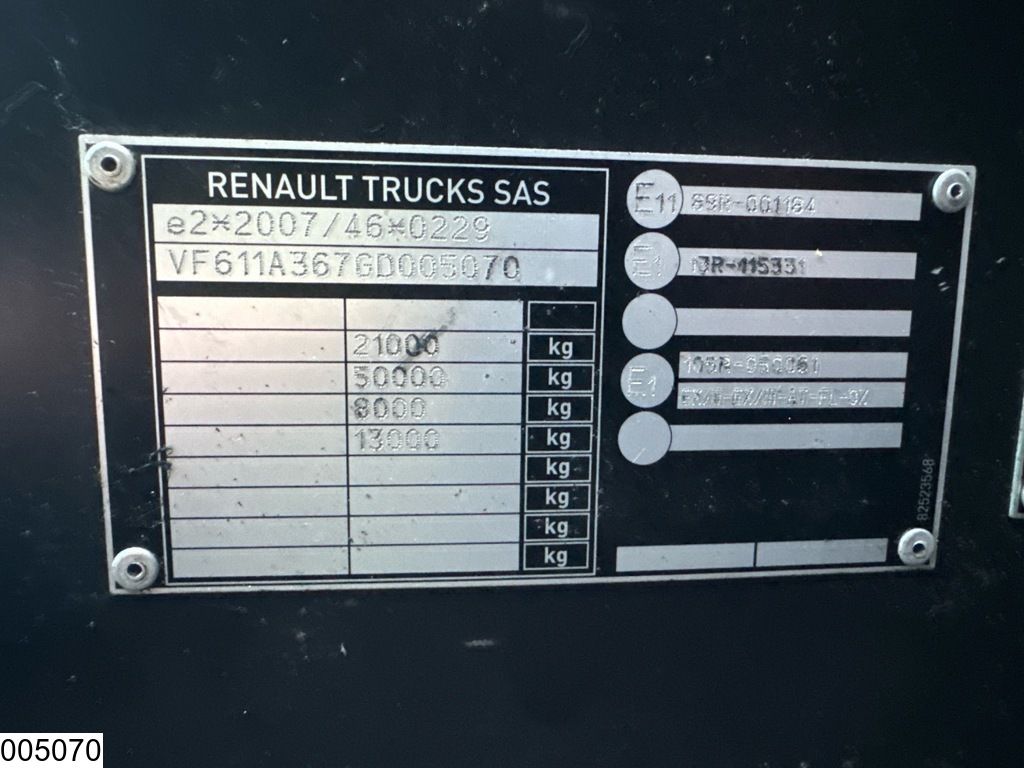 Renault T 480 EURO 6, Retarder, PTO