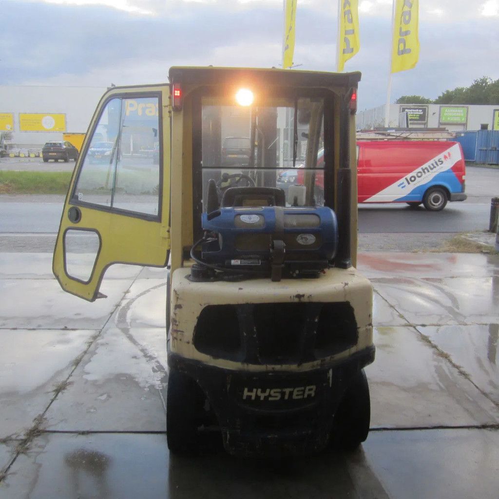 Hyster Heftruck H2.5FT, LPG-gas, triplomast, side shift.