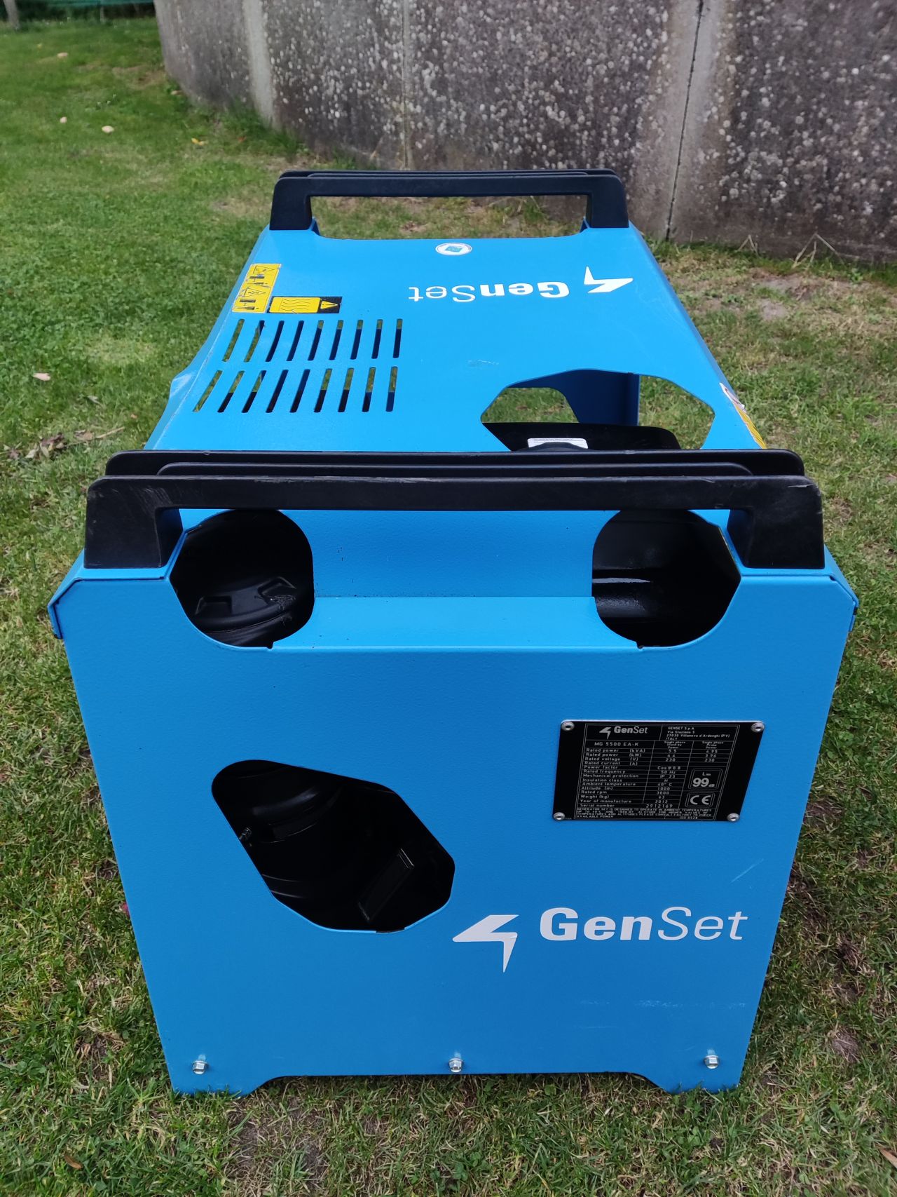 GENSET aggregaat (type MG5500EA-K, 9,5 pk Kohler, 5,5 kVA, etc.)