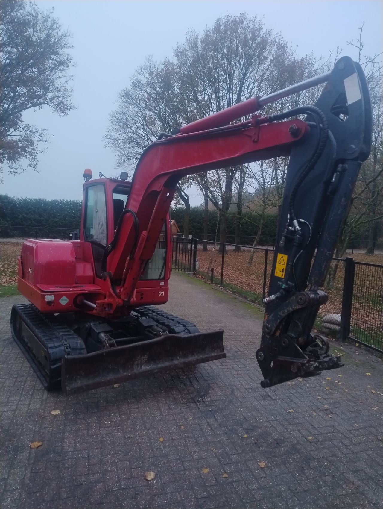 Ihi 55n 2012 minigraver kraan graafmachine