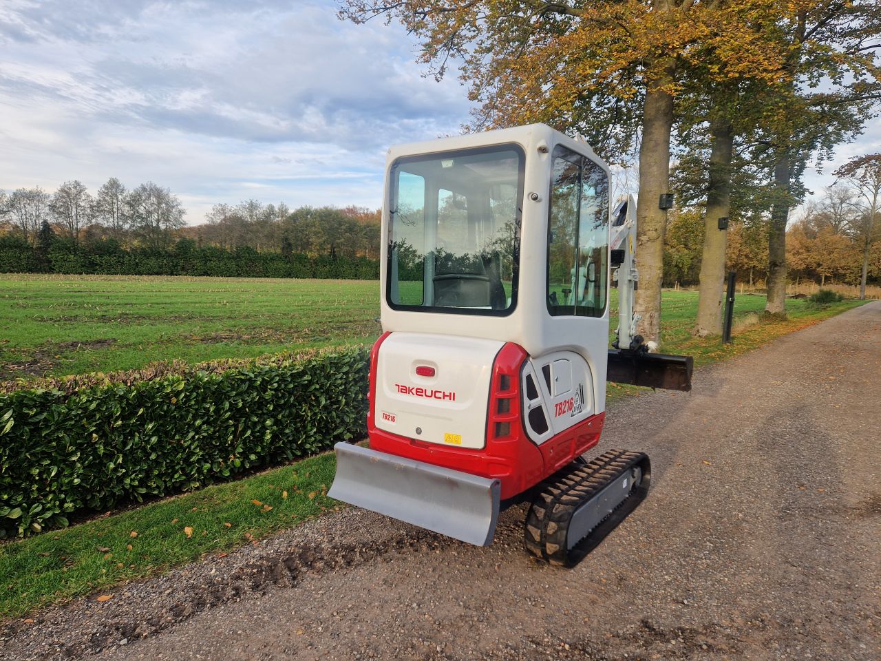 Minigraver takeuchi tb 216