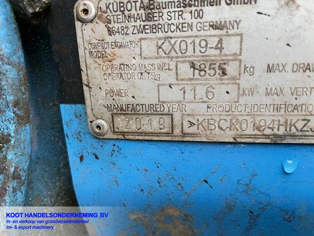 Kubota 2x Kubota kx 019-4 3 Buckets (Top)