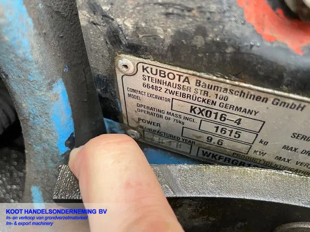 Kubota 3X Kx 016-4 3 Buckets (TOP)