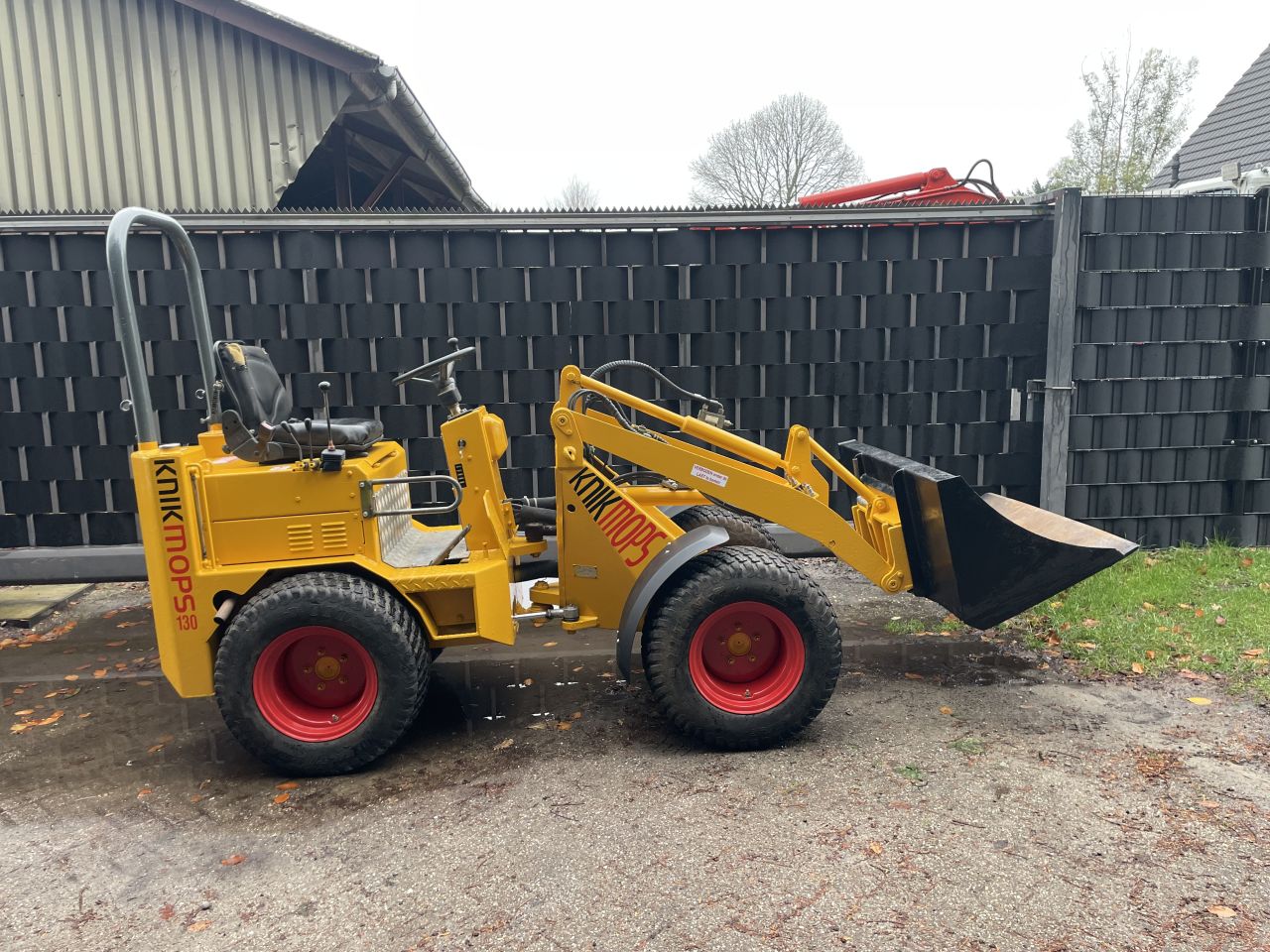 Knikmops 130 mini shovel avant giant schaffer weidemann