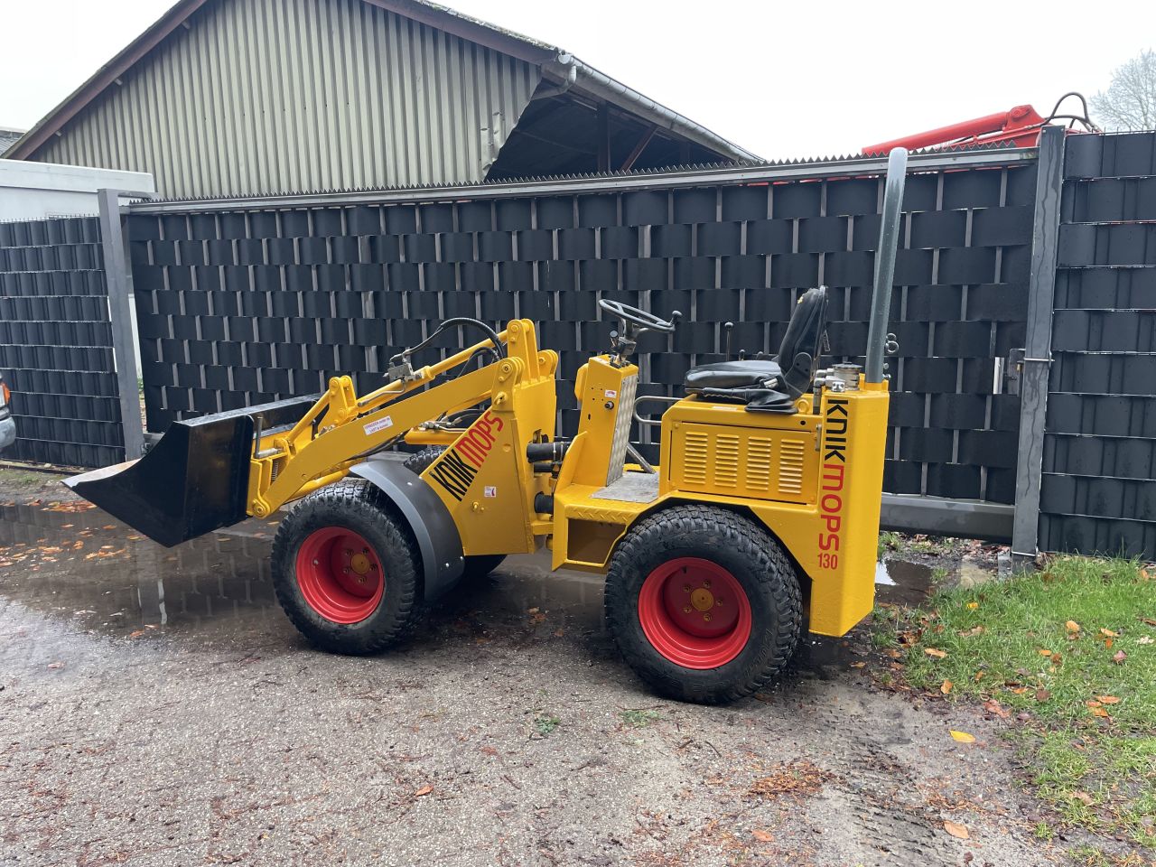 Knikmops 130 mini shovel avant giant schaffer weidemann