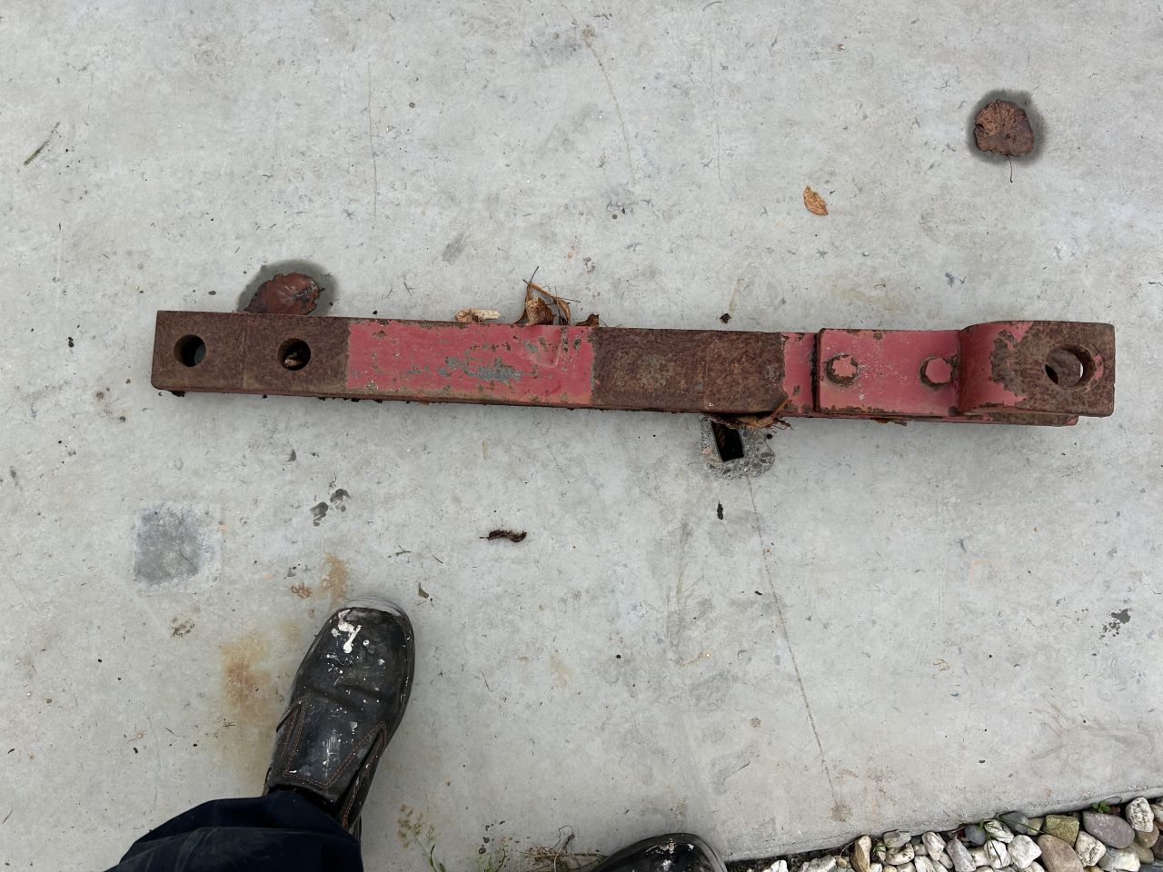 Case ih zwaaihaak/trekhaak en gatenbalk