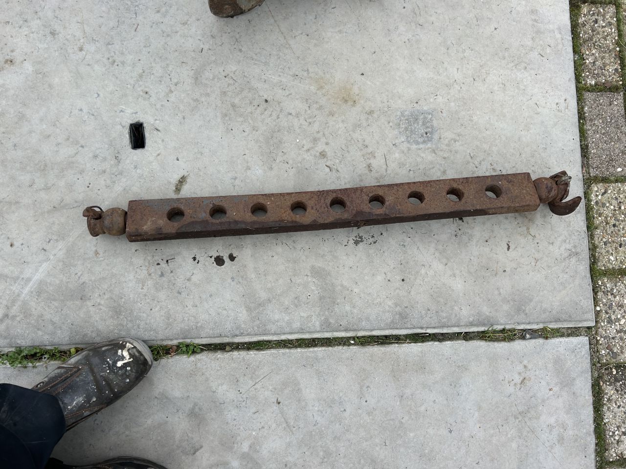 Case ih zwaaihaak/trekhaak en gatenbalk