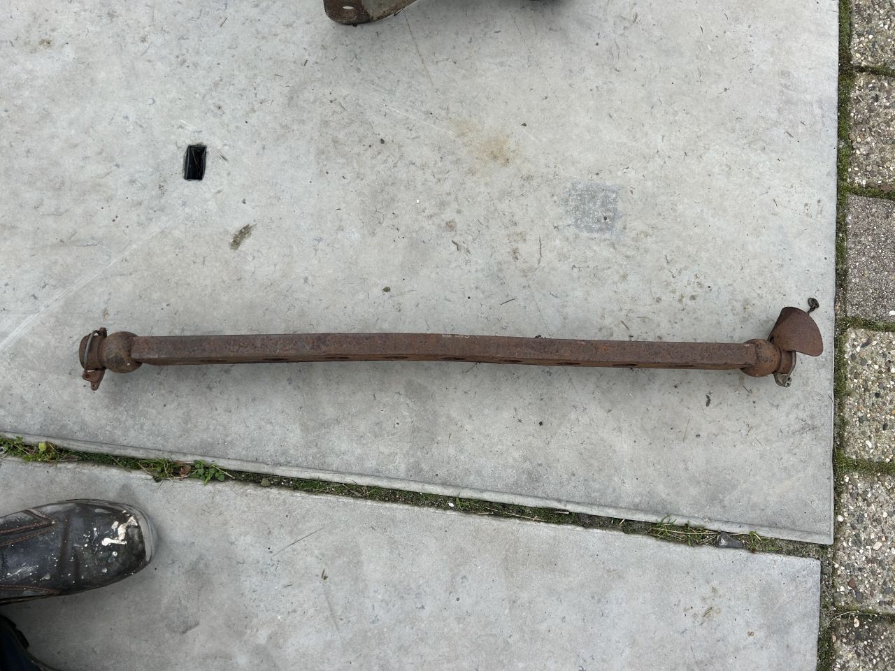 Case ih zwaaihaak/trekhaak en gatenbalk