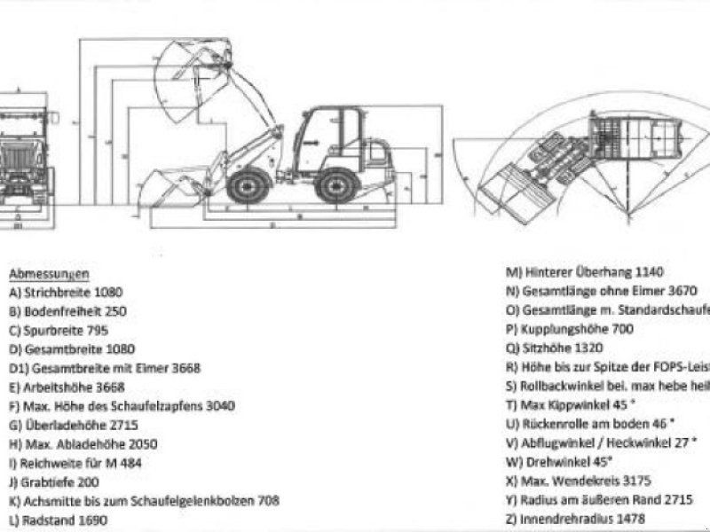 Toyo 841 Bügel Stage V 310cm Hubmast Fin. 3,9%