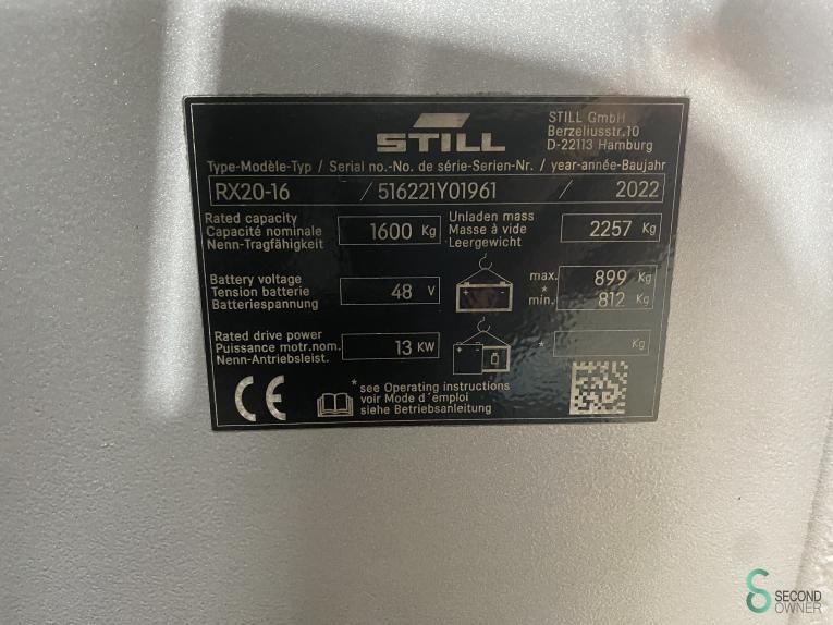 Forklifts Electric Still RX20-16 2022