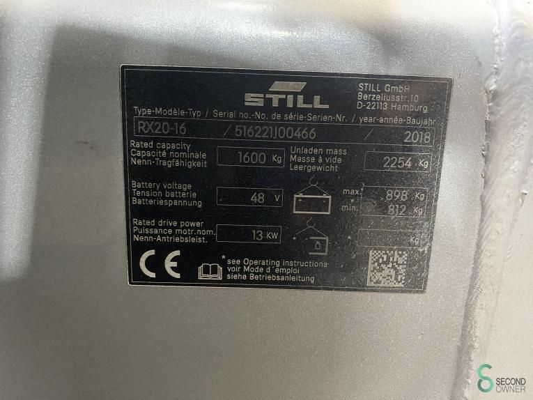 Gabelstapler Elektrisch Still RX20-16 2018