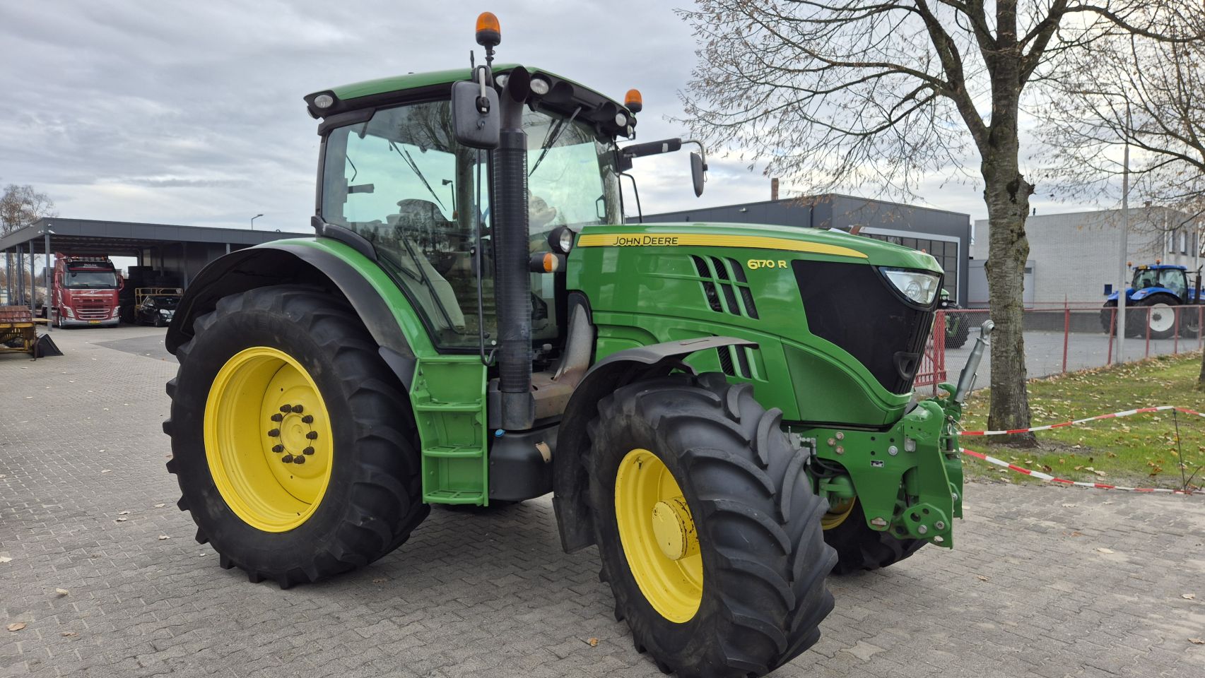 JOHN DEERE 6170R AP 50Kmh. Lucht, Fronthef, TLS