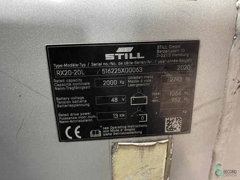 Forklifts Electric Still RX20-20L 2020