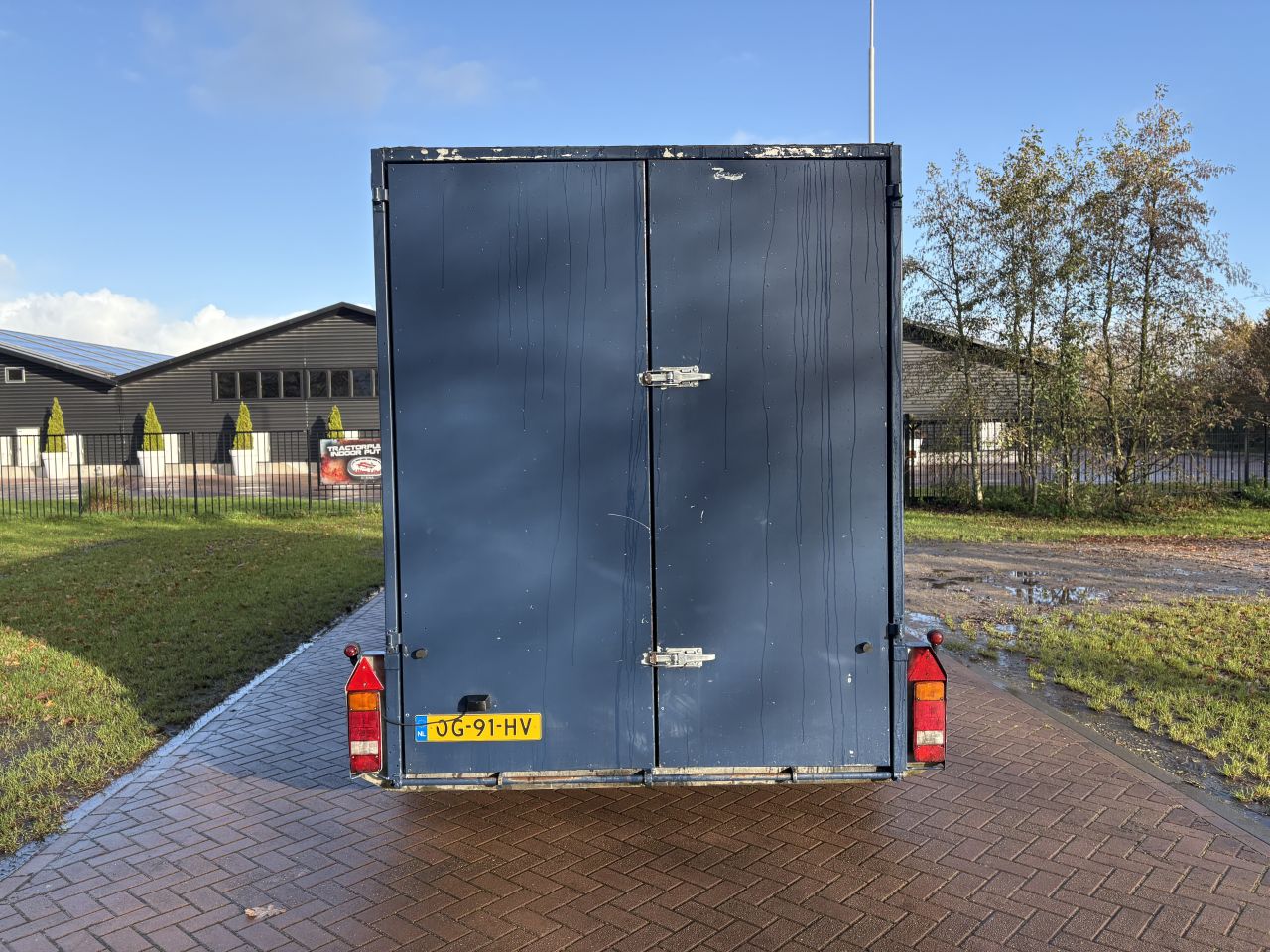 Be oplegger veldhuizen 5.6 ton kuip met schuifzeilen