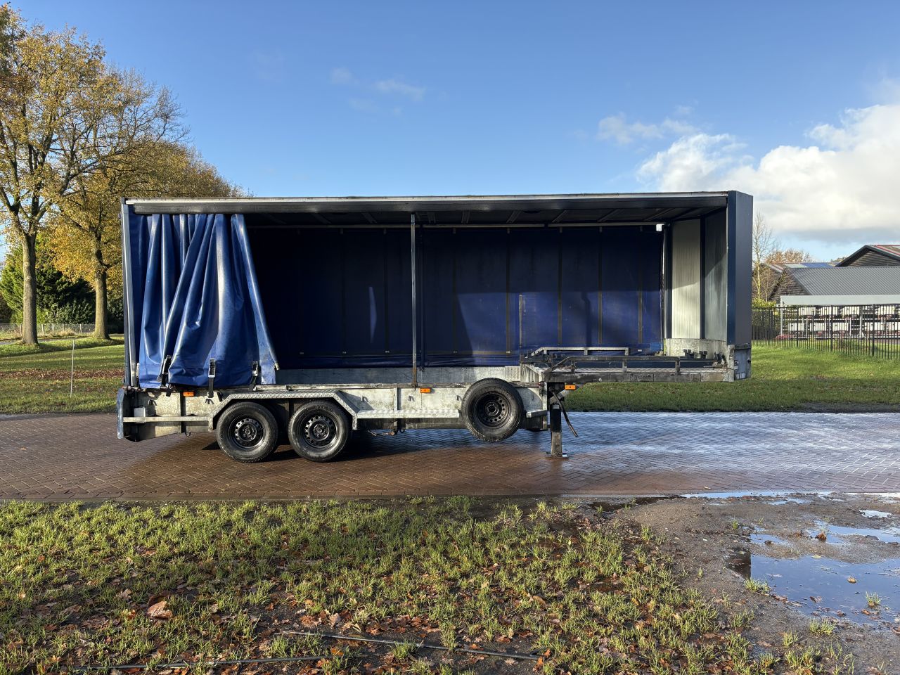 Be oplegger veldhuizen 5.6 ton kuip met schuifzeilen