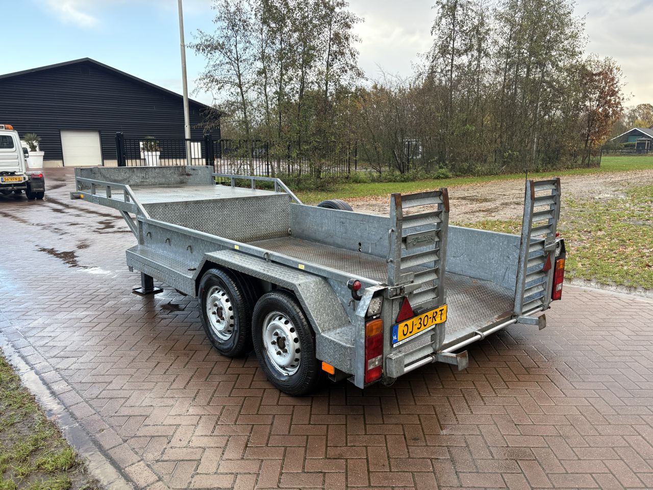 Be oplegger kuip dieplader Veldhuizen 6 TON