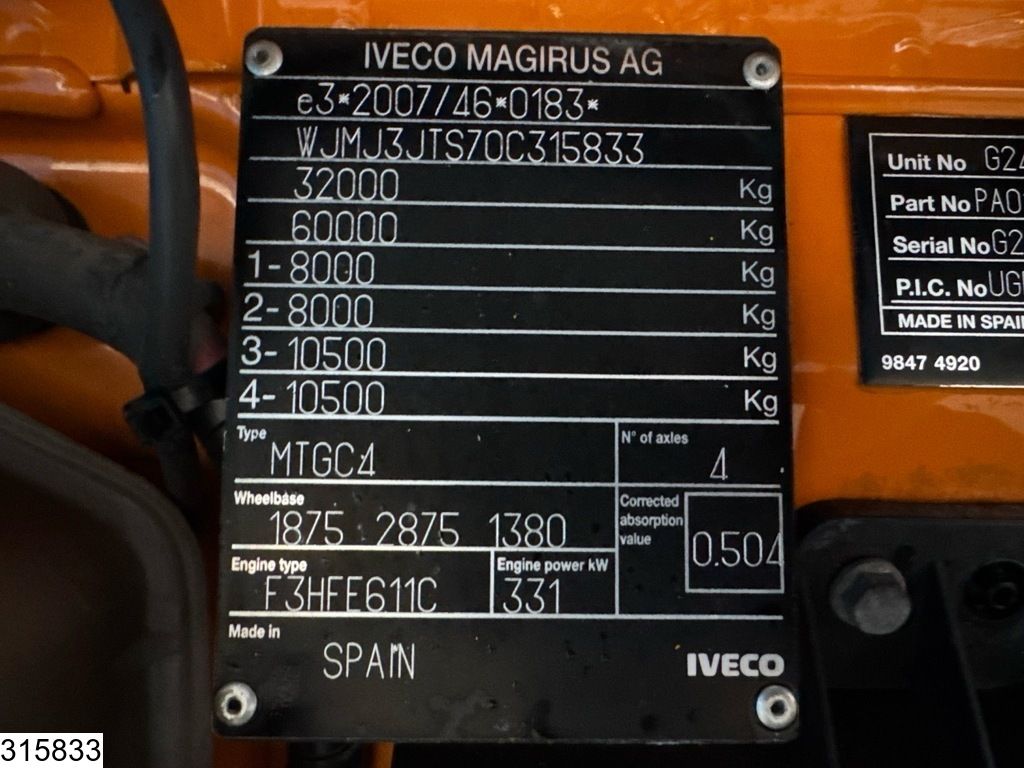 Iveco Trakker 450 8x4, EURO 6, HIAB, REMOTE