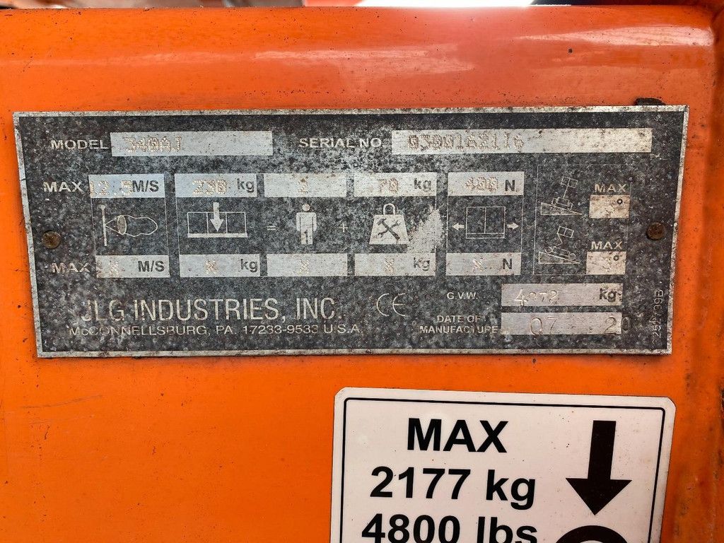 JLG 340AJ MH16348