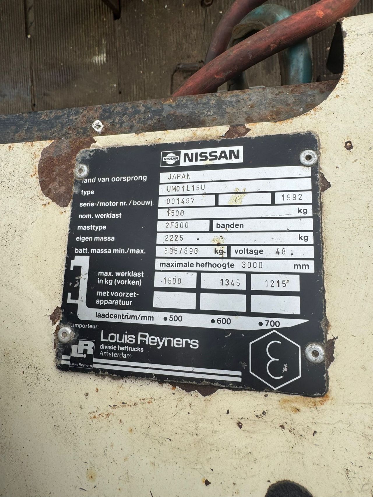 Nissan heftruck en Bobcat