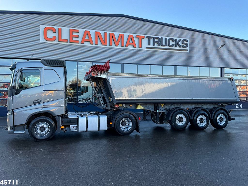 Volvo FH 500 Euro 6 Kiphydrauliek + Schmitz Cargobull 24m³