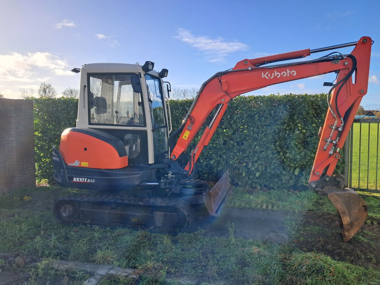 Graafmachine Kubota KX101-3A / Sloop-sorteer / Minigraver