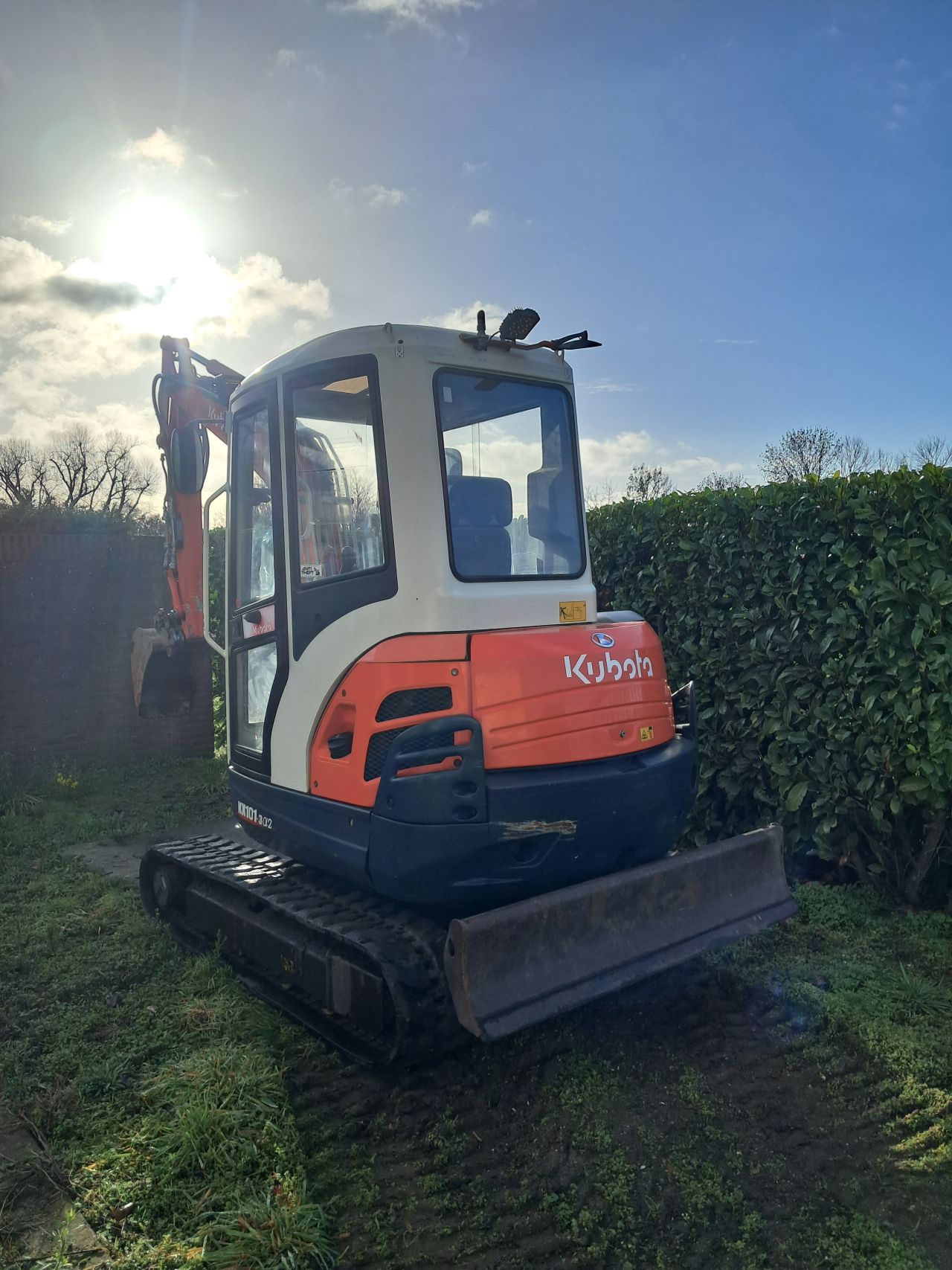 Graafmachine Kubota KX101-3A / Sloop-sorteer / Minigraver