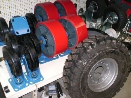 Zwenkwielen en bok wielen