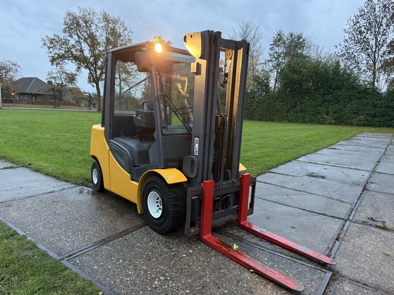 Jungheinrich 3.5 tonner diesel triplex containermast Sideshift