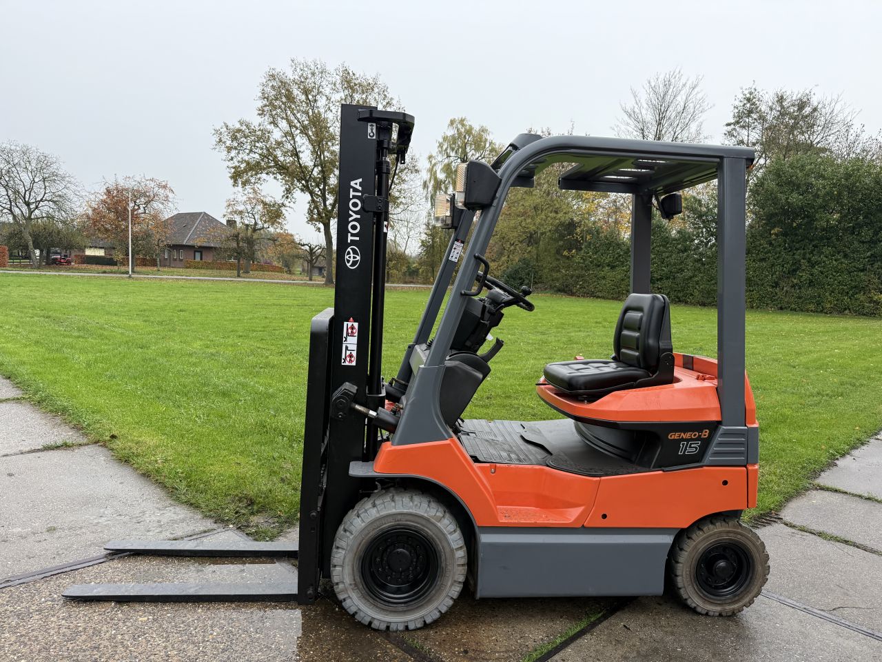 Toyota 1500KG elektrische Heftrudk nieuwe non marking banden