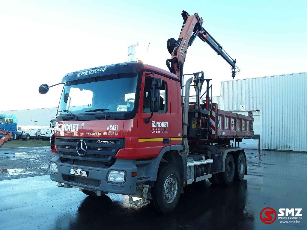 Mercedes Actros 3341 Pk13001k lamew steel top box/crane