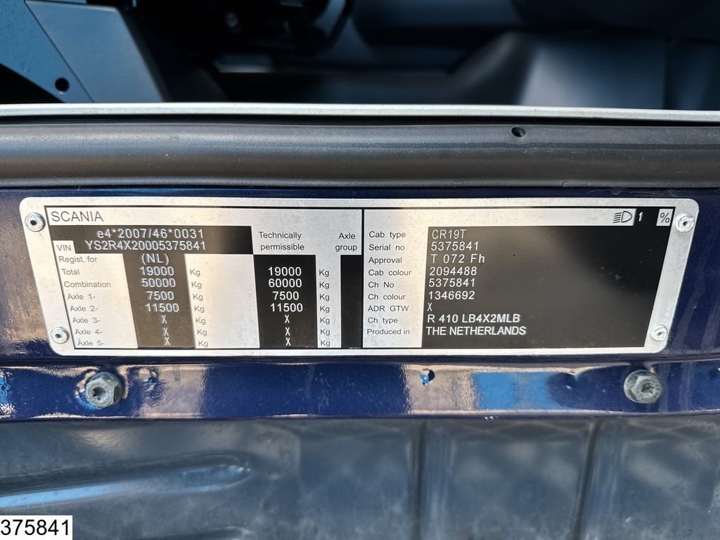 Scania R 410 EURO 6, PTO