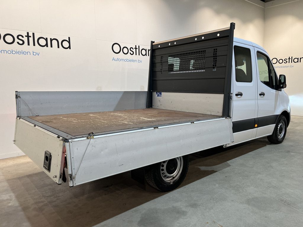 Mercedes-Benz Sprinter 317 CDI L2 RWD DC Dubbel Cabine Open Laadbak / Euro 6 / Trekhaak 3500 KG / Airco / Cruise Control / CarPlay / DC 6 Pers. / 71.300 KM !!