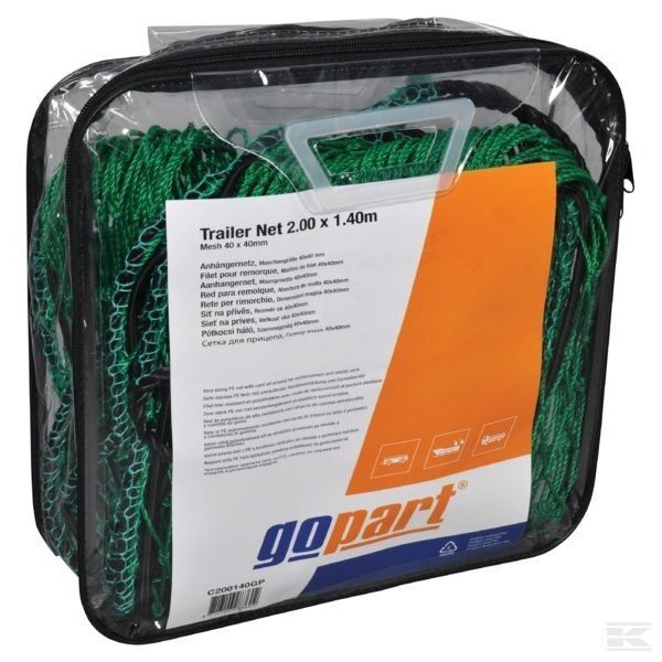 Aanhanger en container netten