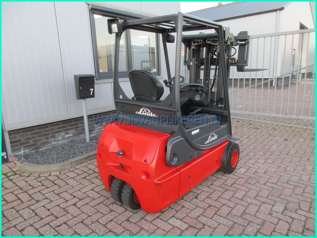 Linde E18C-02 8142uur 196cm hoog+triplex4m+sideshift+accu81%